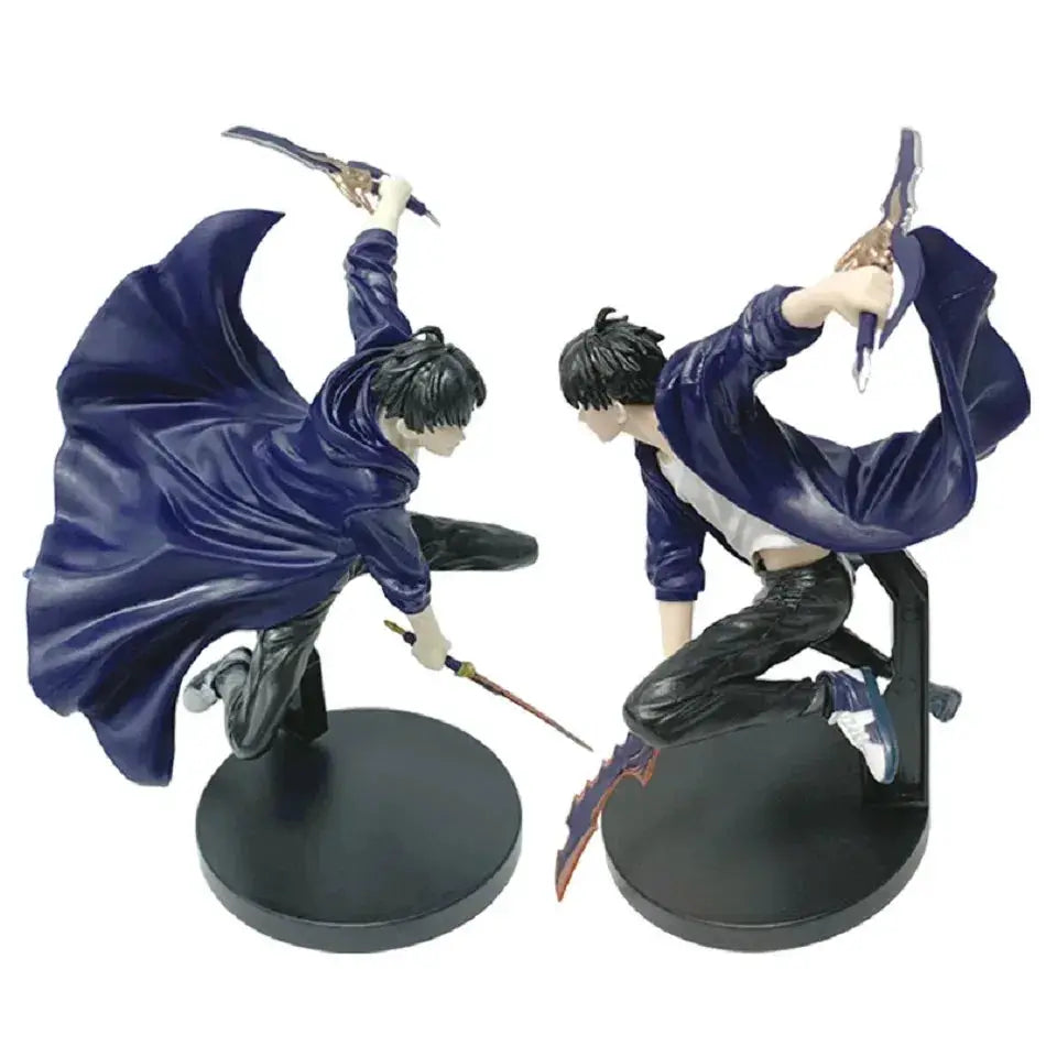 Sung Jinwoo Anime Figure, Solo Leveling Shadow Monarch King Action Figurines 18 CM - ToylandEU