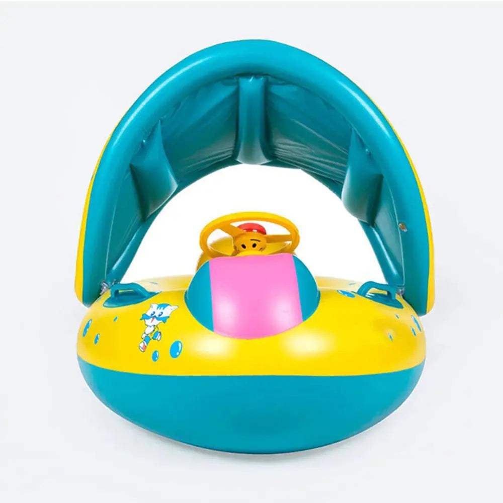  Sunshade Baby Pool Float Steering Wheel For Toddlers -  ToylandEU™