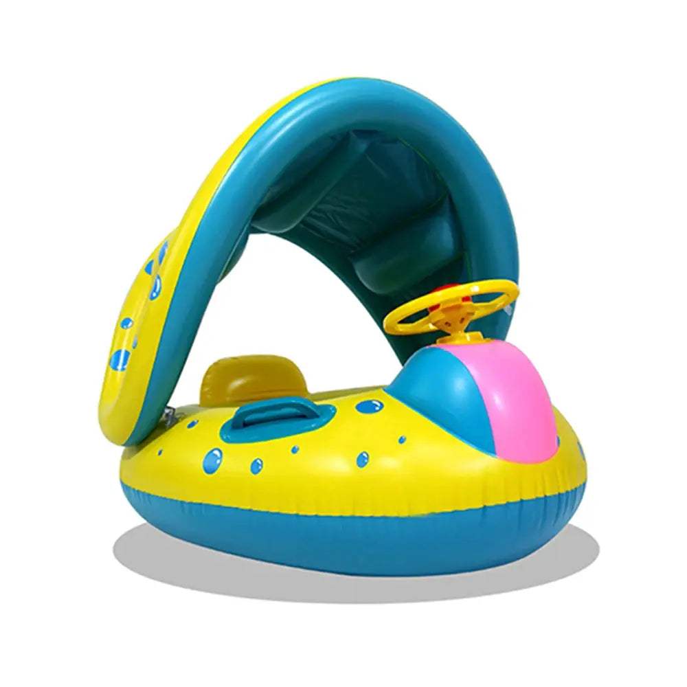  Sunshade Baby Pool Float Steering Wheel For Toddlers -  ToylandEU™