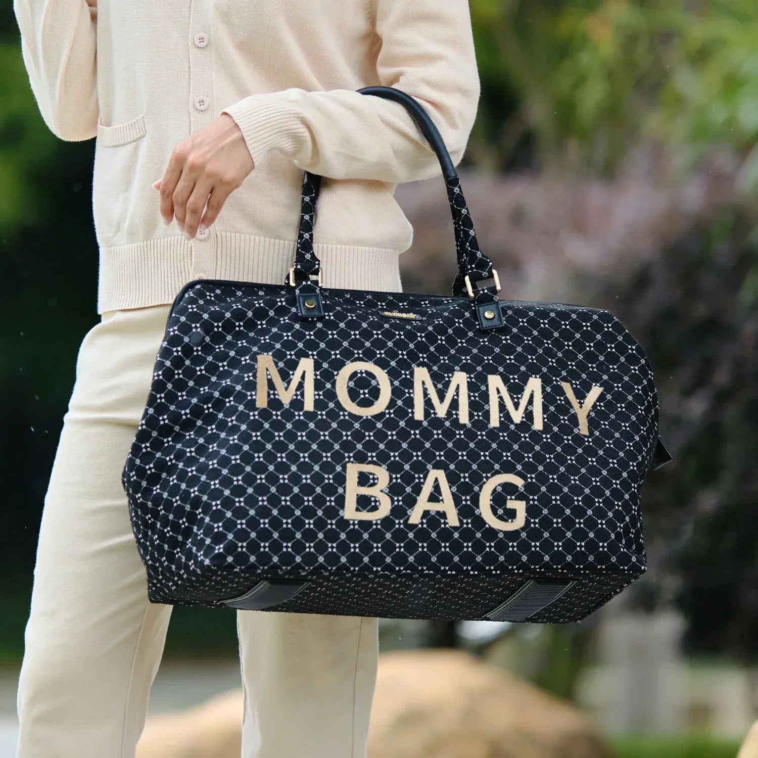 Sunveno 4-in-1 Multifunctional Mommy Bag: Large Capacity, Stylish, 48L, Fish Opening, Includes Wet Bag, Wallet, and Diaper Mat - ToylandEU