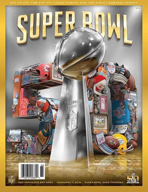  Super Bowl 50 Official Game Magazine Collector Edition -  ToylandEU™