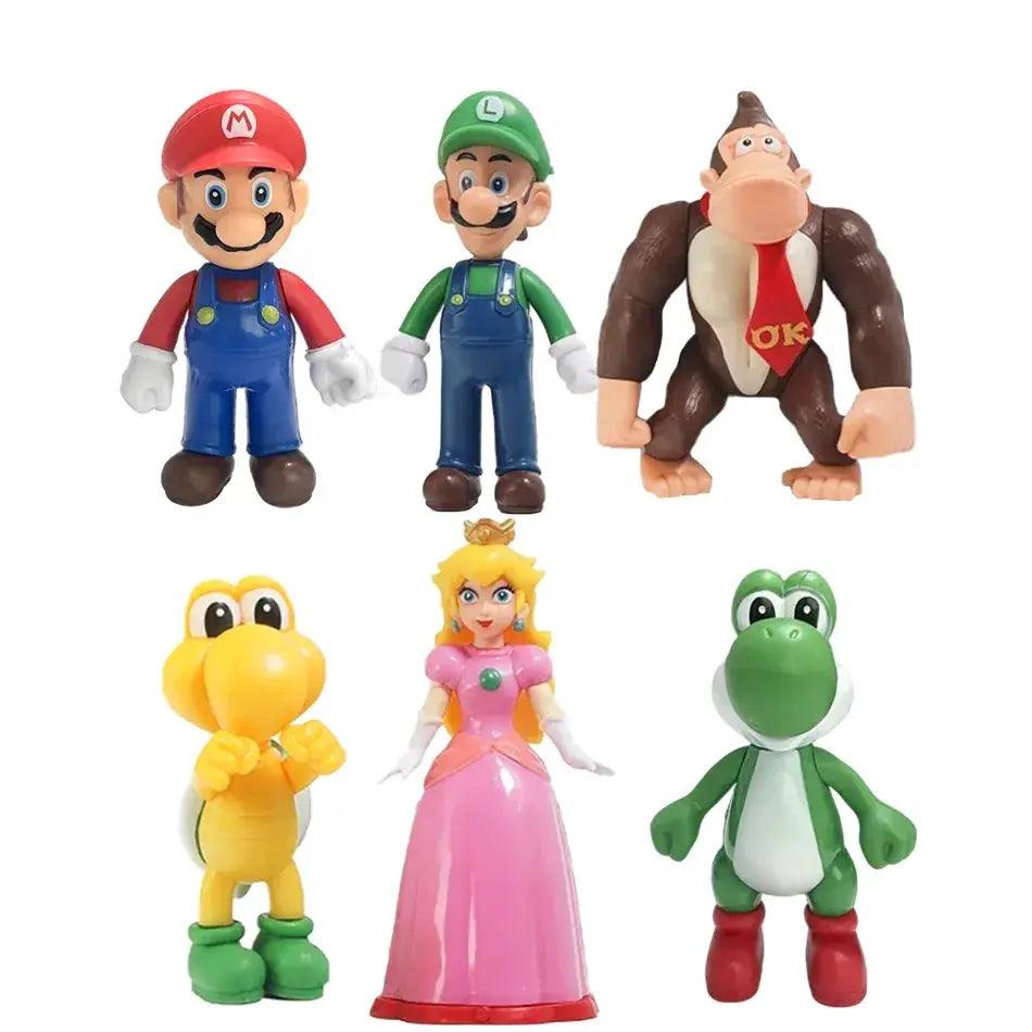  Super Mario Bros PVC Action Figure Set Birthday Gift -  ToylandEU™