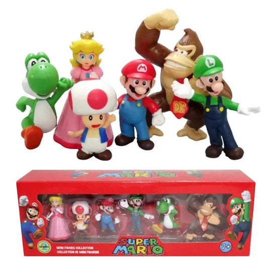  Super Mario Bros PVC Action Figure Set Birthday Gift -  ToylandEU™