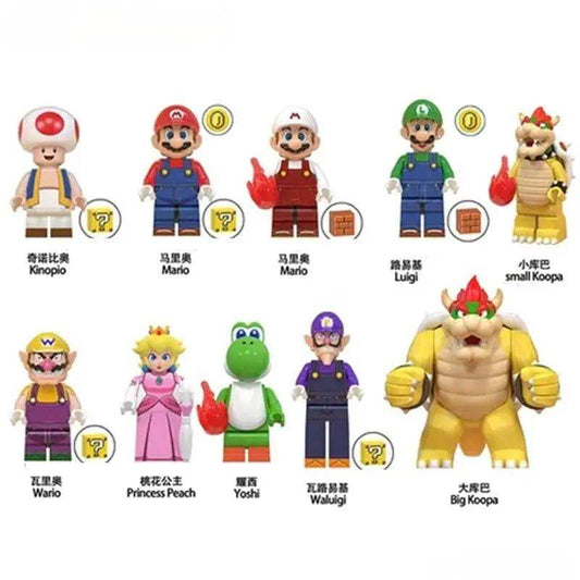  Super Mario Lego Compatible Minifigures 10 Pack -  ToylandEU™
