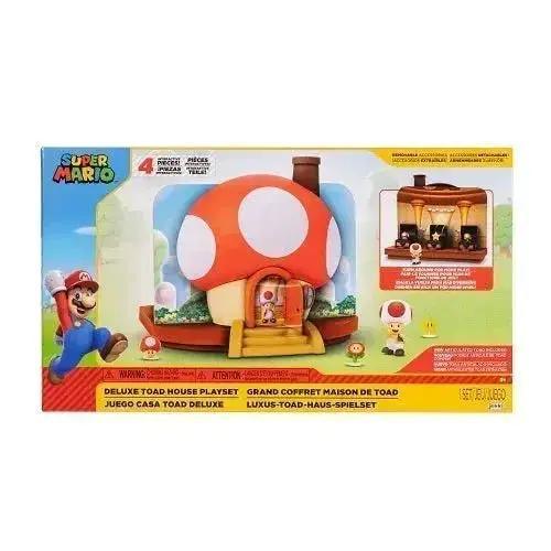  Super Mario Deluxe Toad House Playset Includes Toad Figure -  ToylandEU™