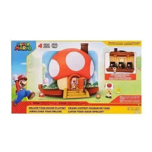 Super Mario Deluxe Toad House Playset with Toad Figure - ToylandEU