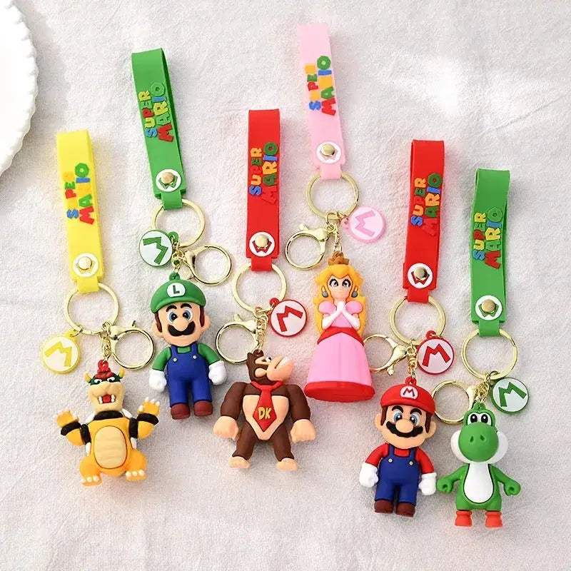 Super Mario Keychain Action Figure Cute Collectible Gift - ToylandEU