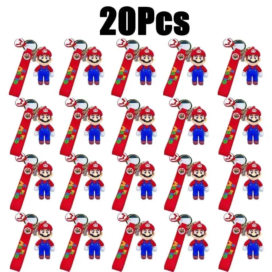 Super Mario Keychain Action Figure Cute Collectible Gift - ToylandEU