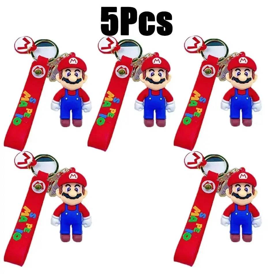Super Mario Keychain Action Figure Cute Collectible Gift - ToylandEU