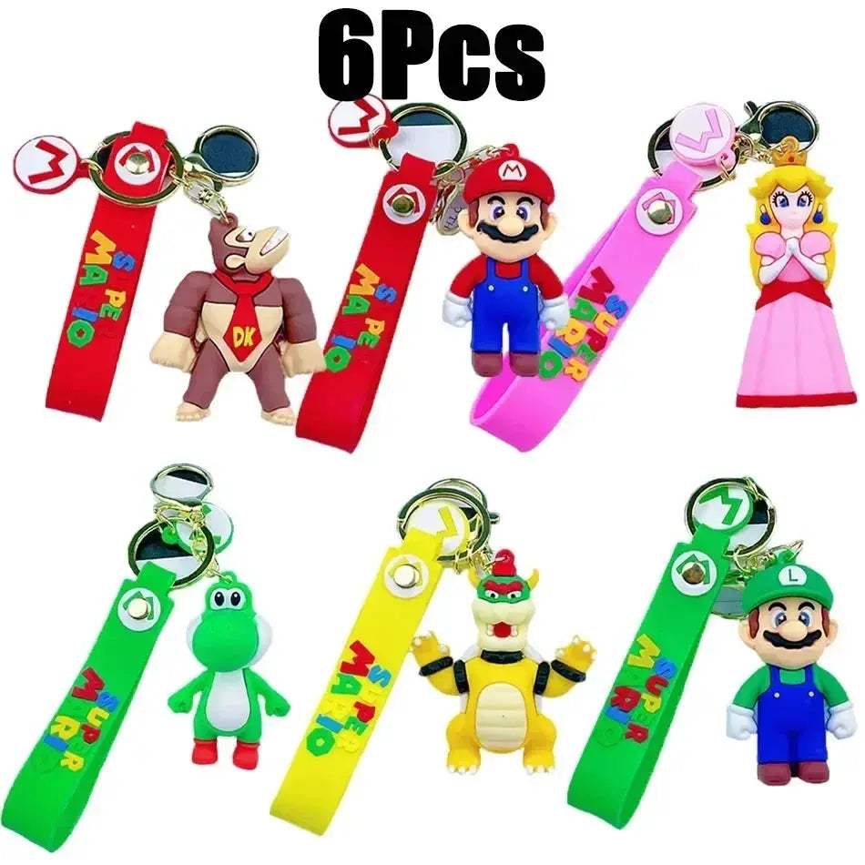 Super Mario Keychain Action Figure Cute Collectible Gift - ToylandEU