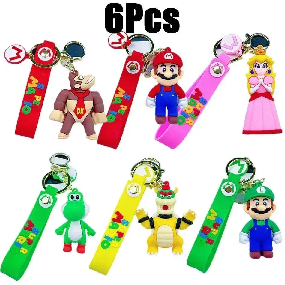  Super Mario Keychain Action Figure Official Bandai -  ToylandEU™
