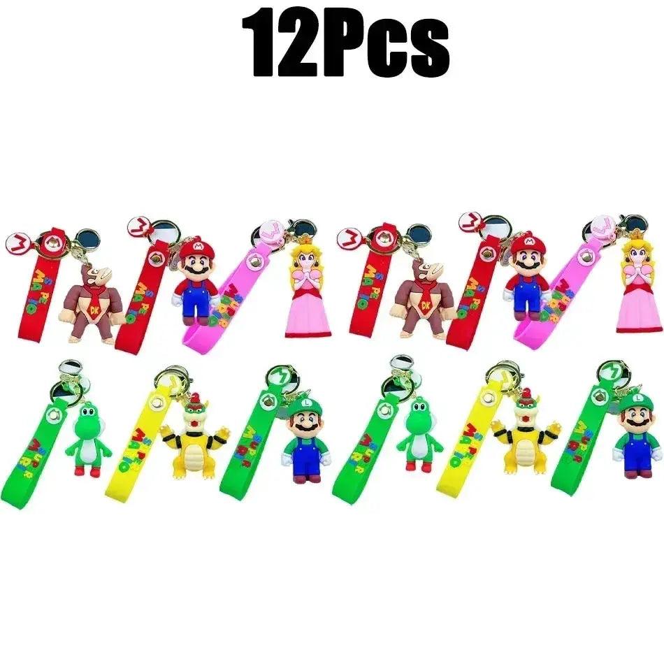 Super Mario Keychain Action Figure Official Bandai -  ToylandEU™