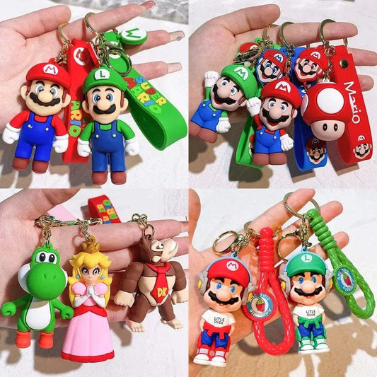  Super Mario Keychain Figure Cute Collectible Toy Gift -  ToylandEU™