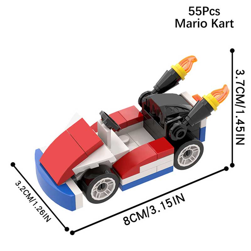 Super Mario Minifigures | Brick Compatible 6 Pack | Toylandeu™