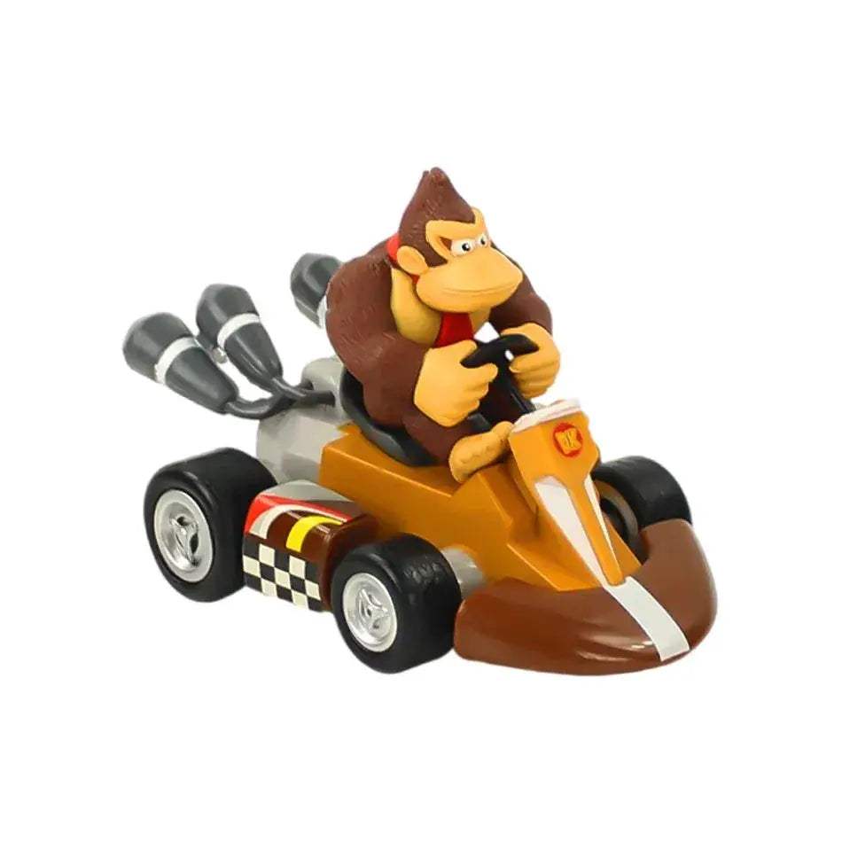 Super Mario Pull Back Car Figure 12cm Collectible Toy - ToylandEU