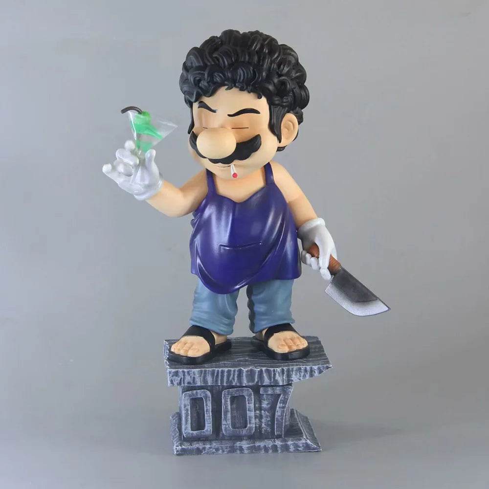 Супер Марио като Кръстникът 007 PVC екшън фигурки играчки модели играчки 16 см - ToylandEU