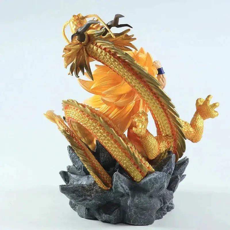 Super Saiyan 3 Goku Chibi Figure, SSJ3 Dragon Ball Z DBZ Figurine, Anime 6 in - ToylandEU