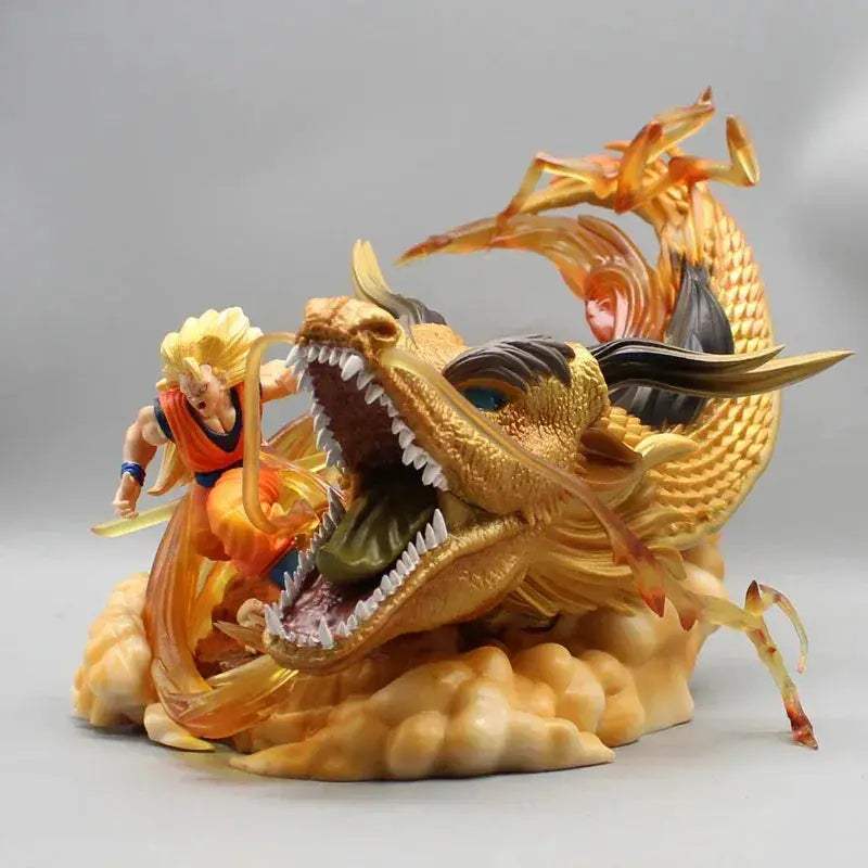 Dragon Ball Z Action Figure Duo Goku Shenron PVC Durable - ToylandEU