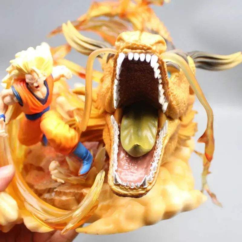 Dragon Ball Z Action Figure Duo Goku Shenron PVC Durable - ToylandEU