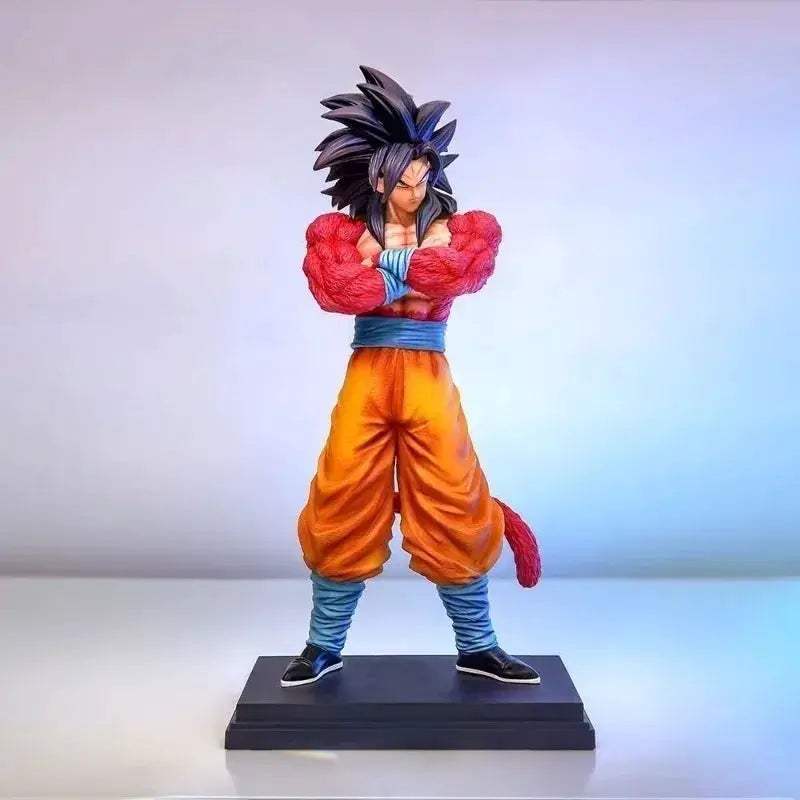 Super Saiyan 4 Goku Figure With Dual Heads Posable - ToylandEU