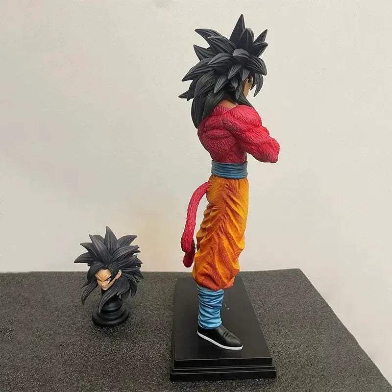 Super Saiyan 4 Goku Figure With Dual Heads Posable - ToylandEU