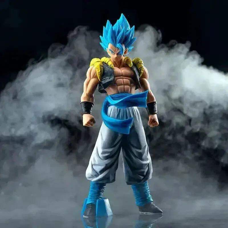 Super Saiyan Blue Gogeta Figure, Goku & Vegeta Fusion Dance DBZ Dragon ball Figurines - ToylandEU