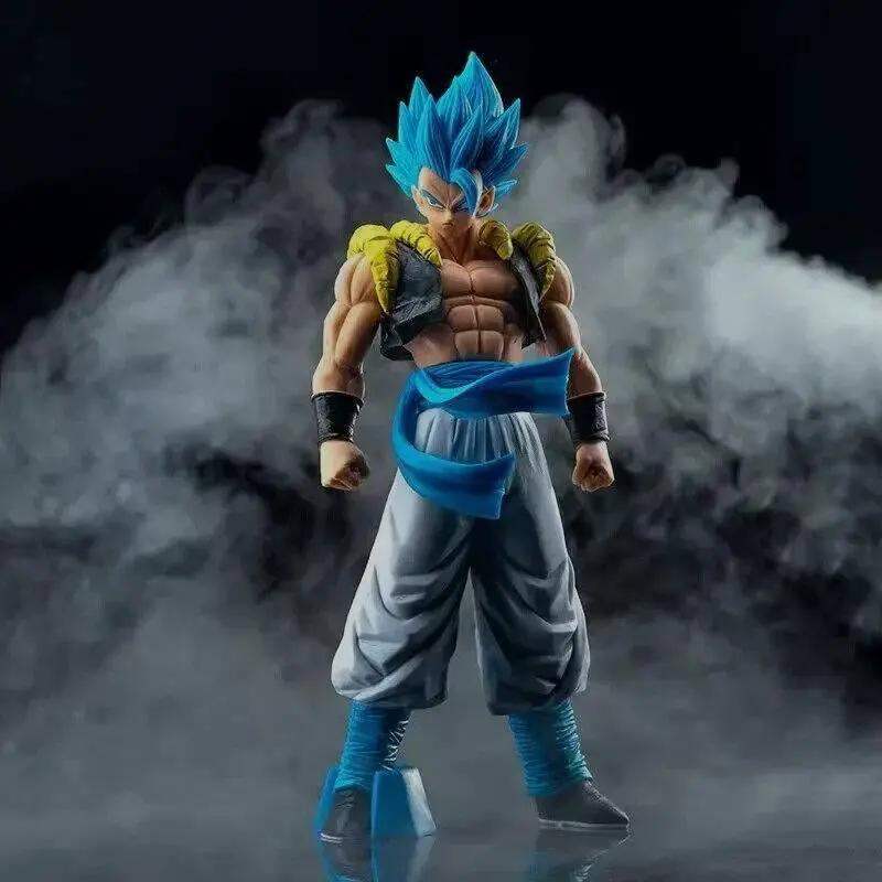 Super Saiyan Blue Gogeta Figure, Goku & Vegeta Fusion Dance DBZ Dragon ball Figurines - ToylandEU