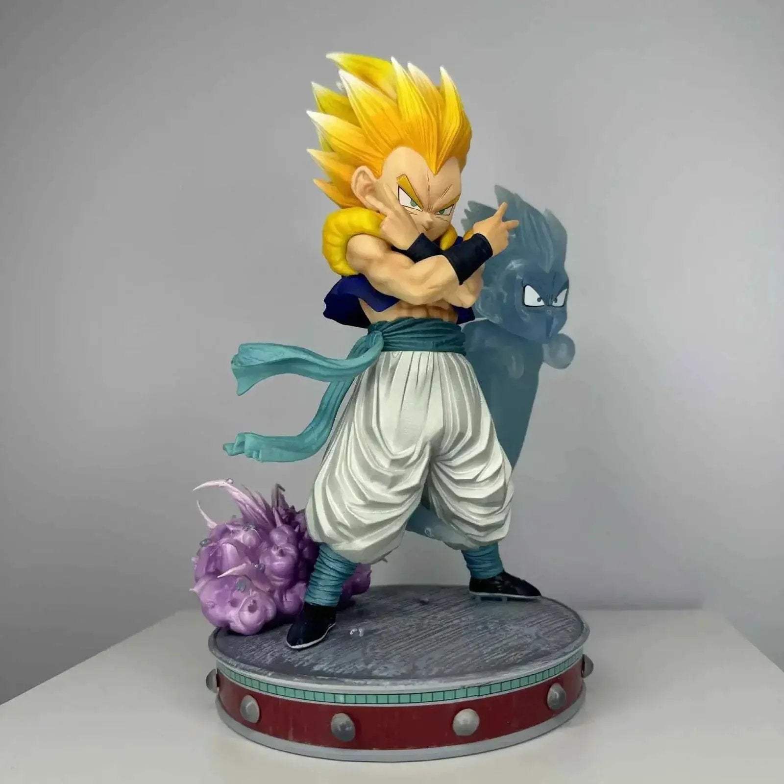Super Saiyan Gotenks Anime Figurines, Dragon Ball Z Figures Ghost Squad Statue Figures Collection 24 CM - ToylandEU