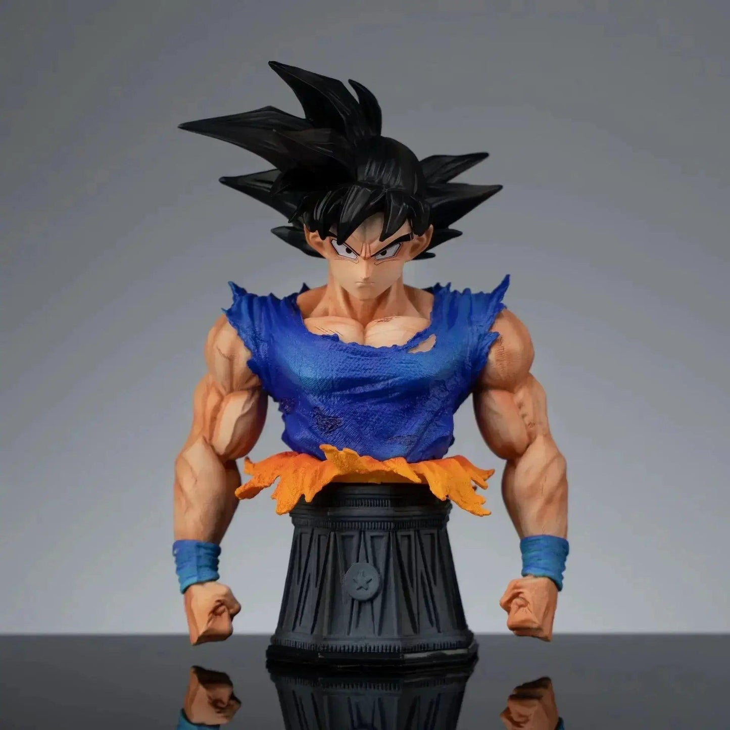  Super Saiyan SSJ Goku Anime Figure, Dragon Ball Z Switchable Heads Variants Figurines 35 CM -  ToylandEU™