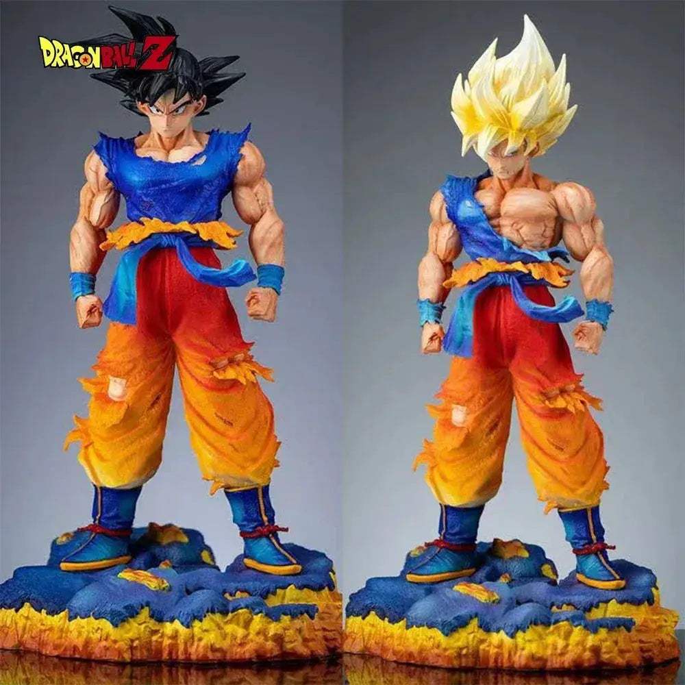 Dragon Ball Z Goku Figure With Switchable Heads 35cm - ToylandEU