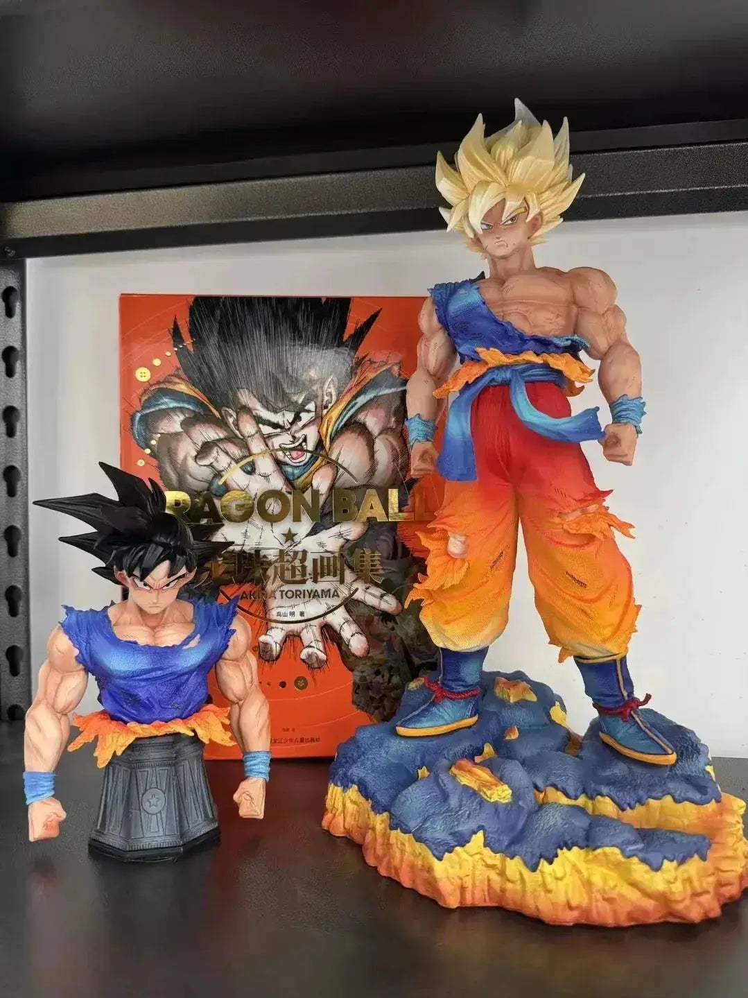 Dragon Ball Z Goku Figure With Switchable Heads 35cm - ToylandEU
