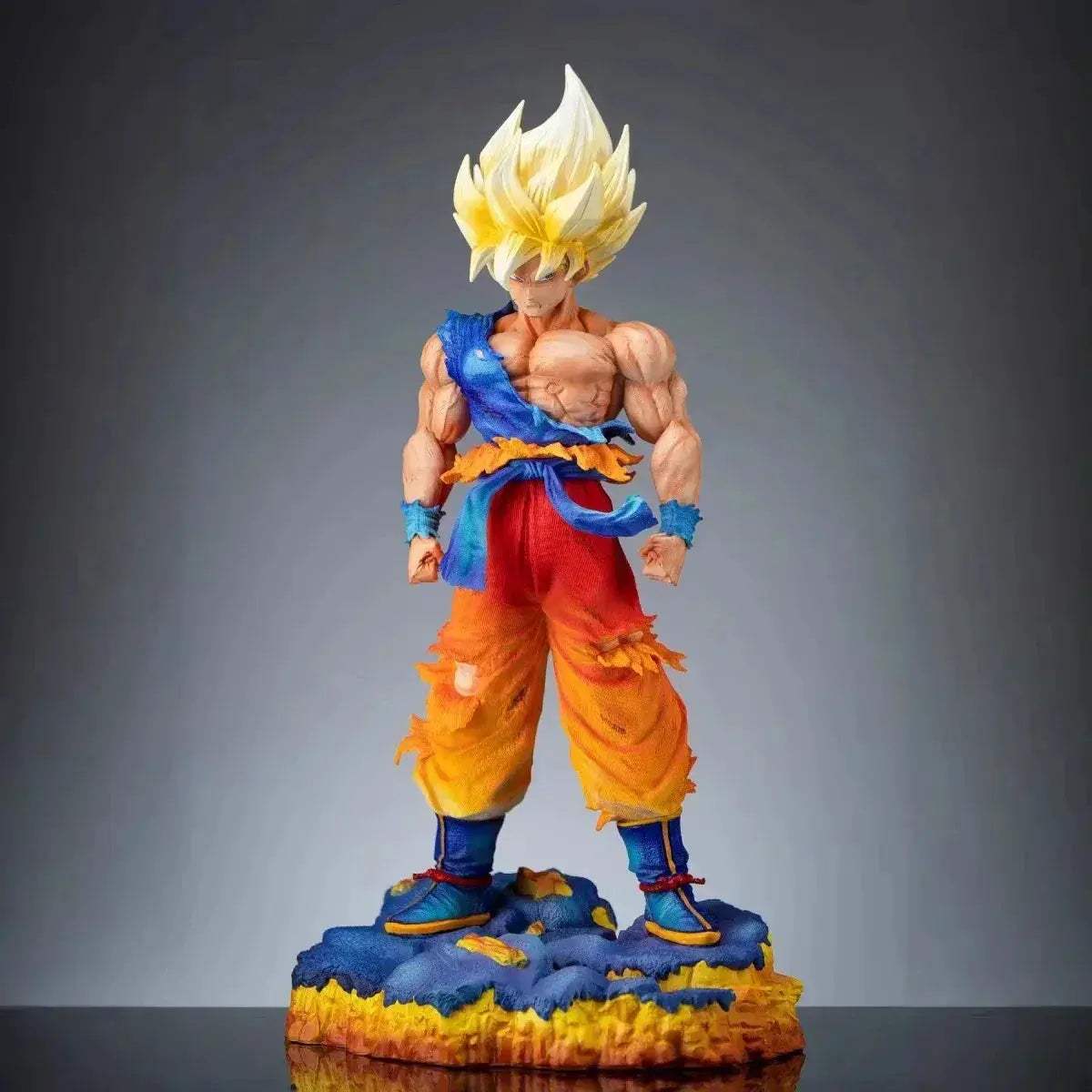 Dragon Ball Z Goku Figure With Switchable Heads 35cm - ToylandEU
