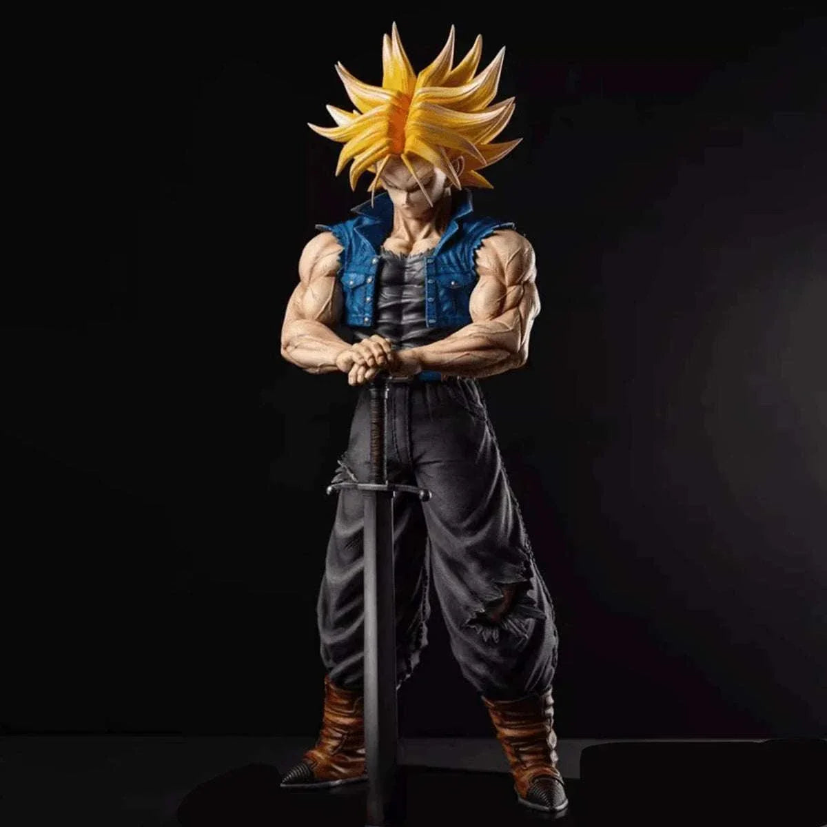  Super Saiyan Trunks Dragon Ball Z PVC Figure 25cm 