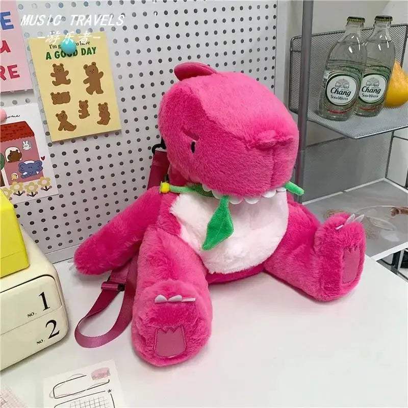Super Soft Dinosaur Plush Backpack Kawaii Crossbody Bag For Kids - ToylandEU