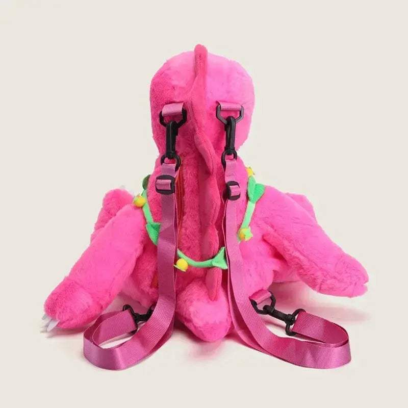 Super Soft Dinosaur Plush Backpack Kawaii Crossbody Bag For Kids - ToylandEU