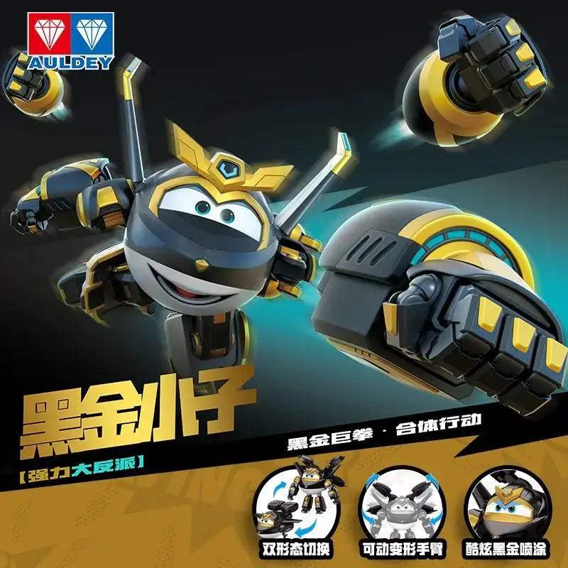 Super Wings Anime Figurine Transformation Robot Desktop Model In Stock - ToylandEU