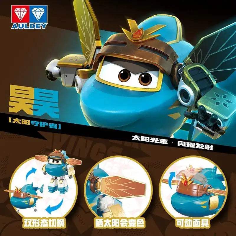 Super Wings Anime Figurine Transformation Robot Desktop Model In Stock - ToylandEU