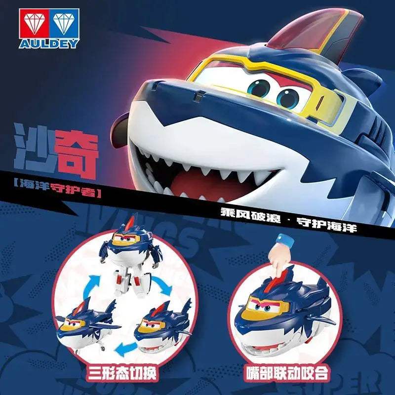 Super Wings Anime Figurine Transformation Robot Desktop Model In Stock - ToylandEU