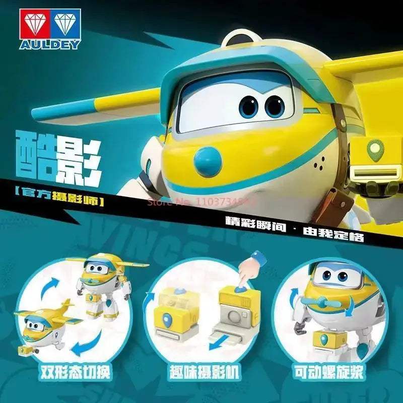 Super Wings Anime Figurine Transformation Robot Desktop Model In Stock - ToylandEU