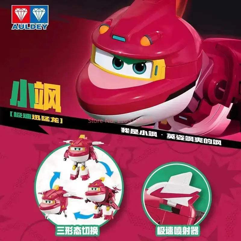 Super Wings Anime Figurine Transformation Robot Desktop Model In Stock - ToylandEU