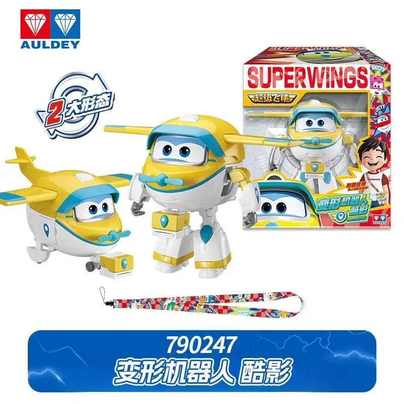 Super Wings Anime Figurine Transformation Robot Desktop Model In Stock - ToylandEU