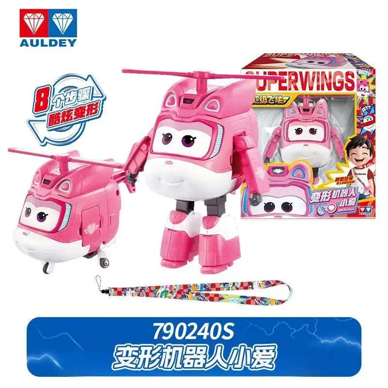 Super Wings Anime Figurine Transformation Robot Desktop Model In Stock - ToylandEU