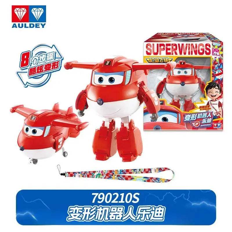 Super Wings Anime Figurine Transformation Robot Desktop Model In Stock - ToylandEU