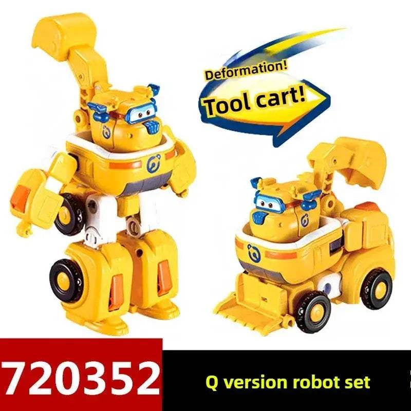Super Wings Police Transforming Robot Action Figure Rescue Fire Truck - ToylandEU