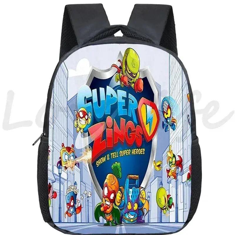  Super Zings Cartoon Backpack Durable School Bag -  ToylandEU™