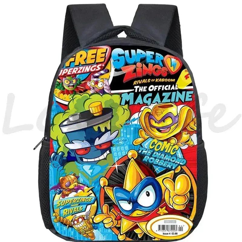  Super Zings Cartoon Backpack Durable School Bag -  ToylandEU™