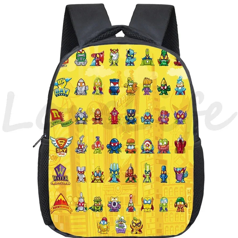 Super Zings Cartoon Backpack For Kids Kindergarten Durable School Bag - ToylandEU