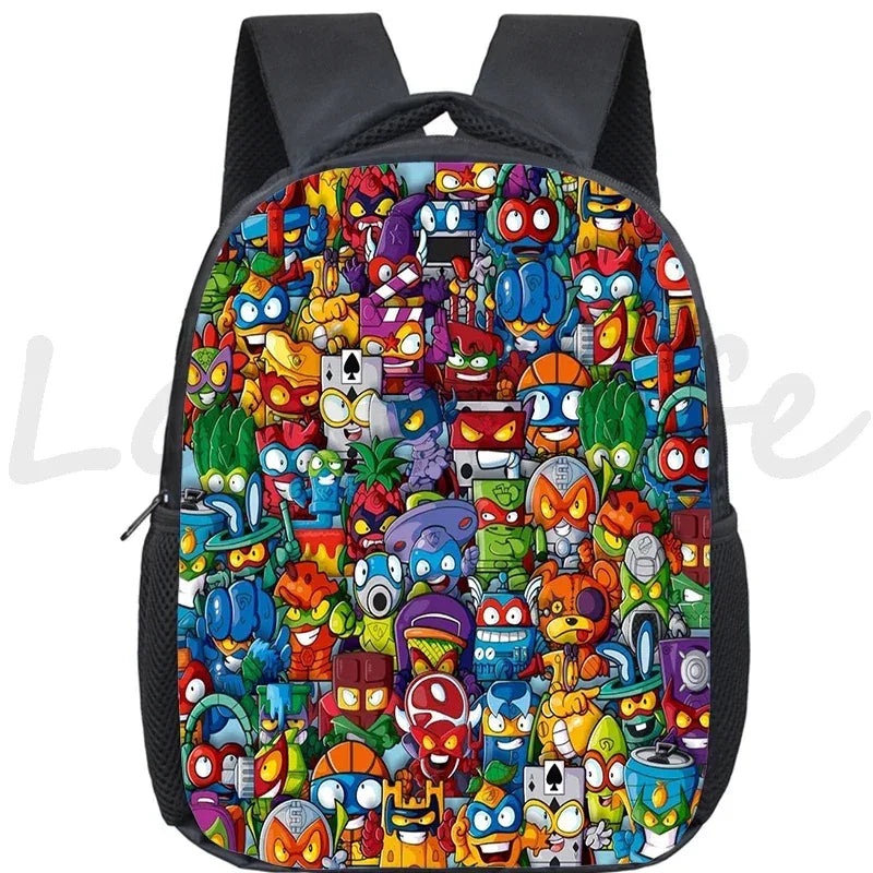 Super Zings Cartoon Backpack For Kids Kindergarten Durable School Bag - ToylandEU