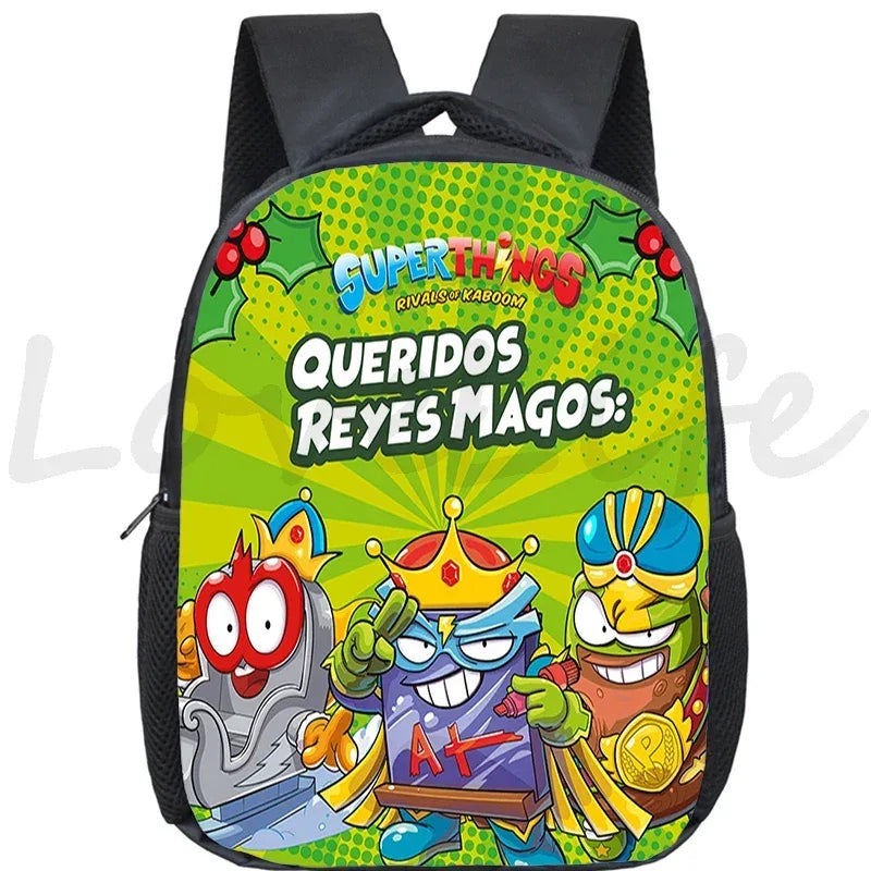 Super Zings Cartoon Backpack For Kids Kindergarten Durable School Bag - ToylandEU