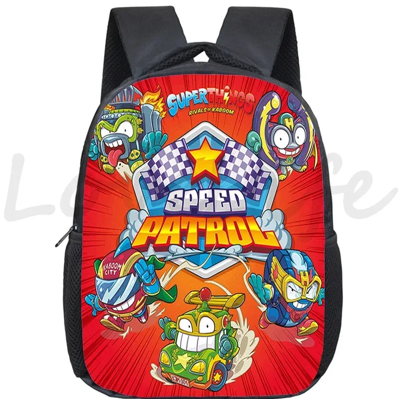 Super Zings Cartoon Backpack For Kids Kindergarten Durable School Bag - ToylandEU